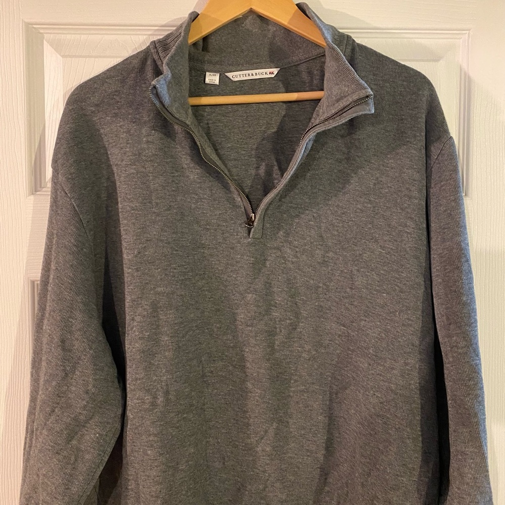 Cutter Buck mens XL quarter zip sweater